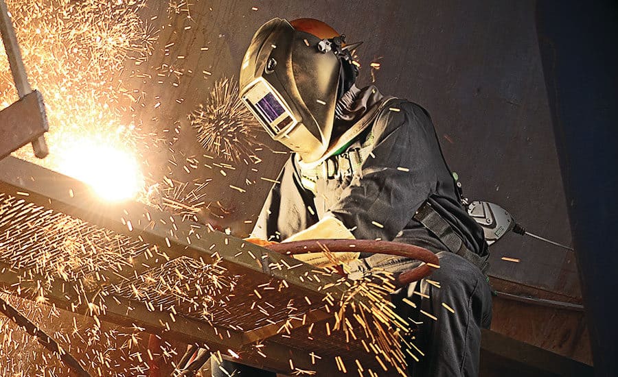 What are 3 safety rules for welding_